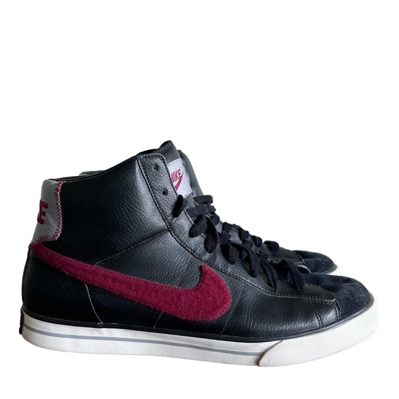 Nike Sweet Classic High Black Red Men's Shoe Size 13 #1192